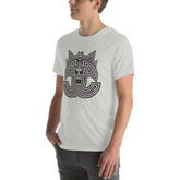 Modern Art Face T-Shirt - Grey Tees Online